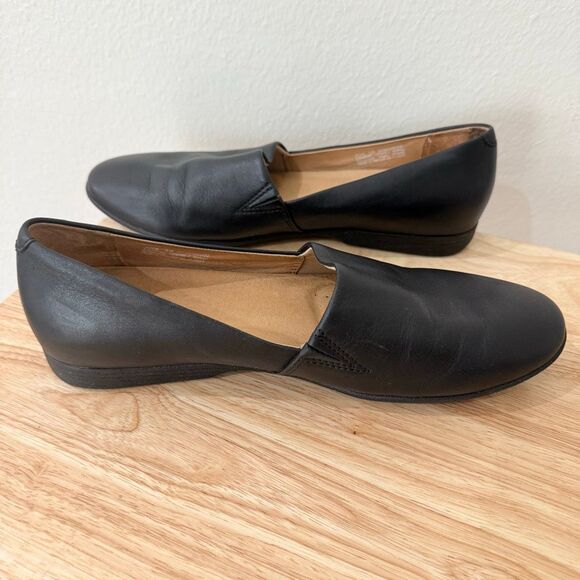 Dansko Women's Size 38 US 8 Black Leather Comfort Slip on Loafers - Picture 7 of 10